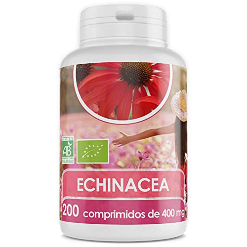 Echinacea Orgánica - Echinacea purpurea - 400 mg - 200 comprimidos