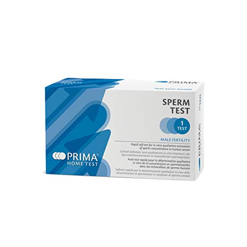 PRIMA Home Test - Sperm Test Fertilidad Masculina - Mide el Nivel de Concentración de Espermatozoides
