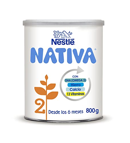 Nestlé Nativa 2 Fórmula para Bebés, 6+ Meses, 800g