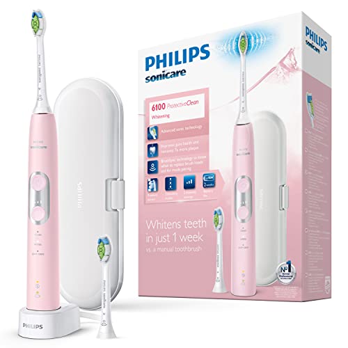 Philips HX6876/29 cepillo eléctrico para dientes Adulto Cepillo dental sónico Rosa, Blanco - Cepillo de dientes eléctrico (Batería, Integrado, Ión de litio, 110 - 220 V, 1 pieza(s), 2 pieza(s))