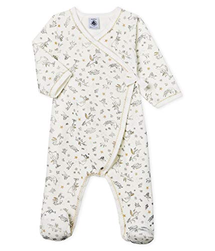 Petit Bateau Dors Bien Y_5101701 Pijama, Multicolor (Marshmallow/Multico 01), 68 (Talla del Fabricante: 6M/67centimeters) para Bebés