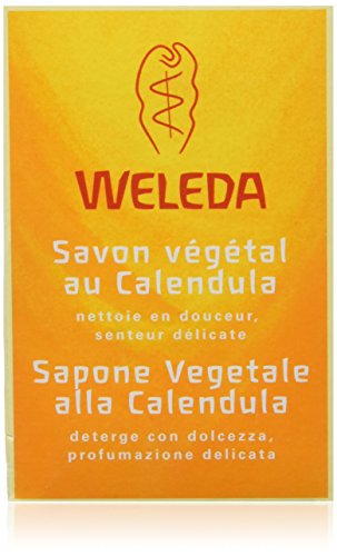 Weleda - Jabón vegetal caléndula 100 g, 1 unidad