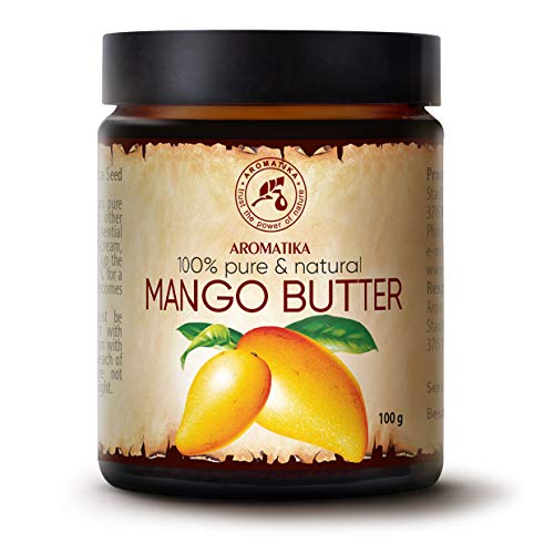 Manteca de Mango 100g - Refinada - Mangifera Indica - Indonesia - 100% Puro y Natural - Cuidado Facial y Corporal Intenso - Piel - Masaje - Cabello