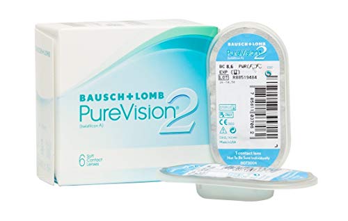 BAUSCH + LOMB - PureVision®2 - Lentes de contacto de reemplazo mensual