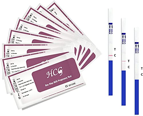 20 Test embarazo Hcg, Pruebas de embarazo Formato Midstream 10 mIU, Test de embarazo alta Sensibilidad y Fácil Uso
