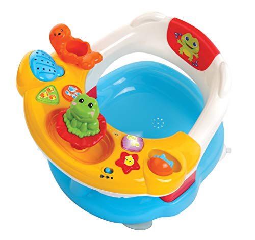 Vtech Aquasilla 2 en 1, silla de baño y panel de actividades, juguete para jugar dentro y fuera del agua, multicolor (80-515422)