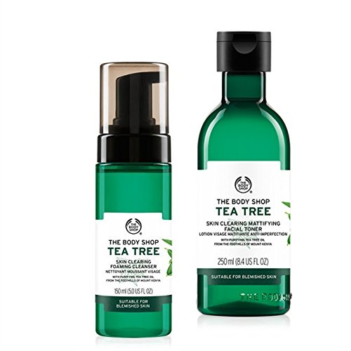 Tea Tree Skin Clearing Foaming Cleanser 150ml + Tea Tree Facial Toner 250ml FOR BLEMISHED SKIN