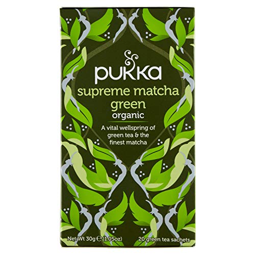 Pukka Oganic Supreme Matcha Green té, 20 bolsitas - 2 unidad
