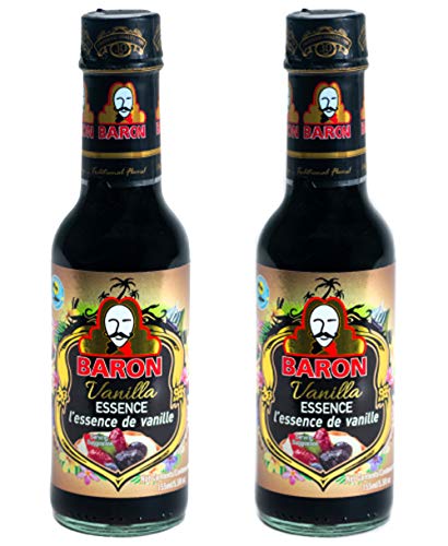 Juego de 2 botellas de esencia de Vanilla, 155 ml, para Hornear Cóctel Bebida Postre, con extracto de vainilla