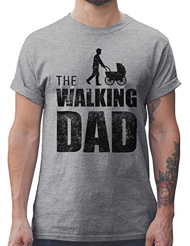 Shirtracer Camiseta y camiseta para hombre The Walking Dad gris XL