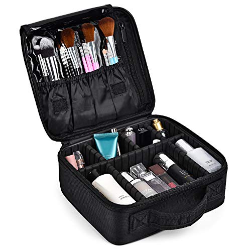 Kit de Maquillaje Neceser Make Up Bolso de Cosméticos Portable Organizador Maletín para Maquillaje Maleta de Makeup Profesional con Divisiones Extraíbles