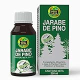 Jarabe de Pino Natural 250 ml| Jarabe Natural para la Tos|Jarabe con Equinacea + Propóleo +Vitaminas|Ayuda a reducir la Tos| Aquisana
