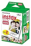 Fujifilm Instax Mini Brillo - Pack de 40 Películas Fotográficas Instantáneas (40 hojas), Color Blanco