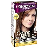 Colorcrem Color & Brillo - Tinte permanente mujer - Tono 78 Marrón Praliné, con tratamiento nutri-protector al aceite de Argán | Disponible en más de 20 tonos.