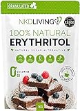 Eritritol 100% natural 1 kg | Granulado sustituto del azúcar con cero calorías
