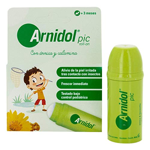 Arnidol - Pic Roll On, Alivio y Frescor de la Piel tras contacto con insectos, para Niños, 30 ml
