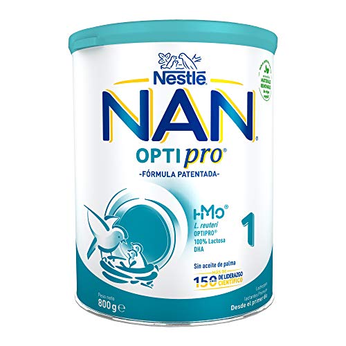 Nestlé Nan Optipro 1 Leche para Lactantes en Polvo Fórmula para Bebé Desde el Primer Día, 800g