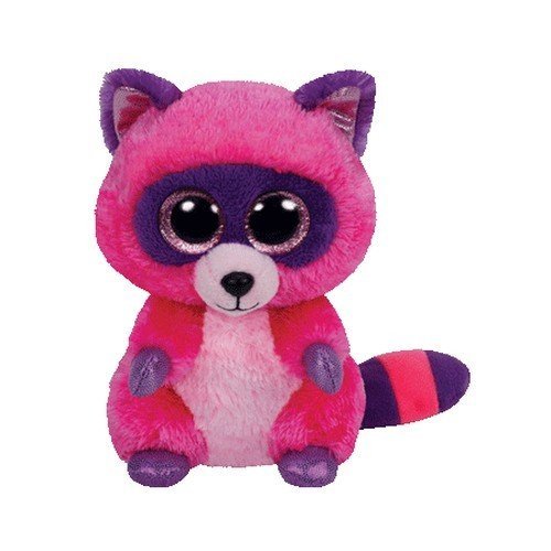 TY - Roxie, peluche mapache, 15 cm, color rosa (36146TY) , color/modelo surtido