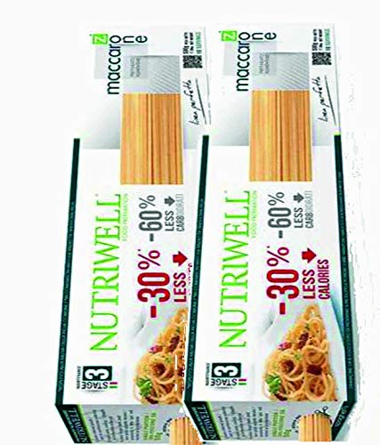 Spaghetti - Pasta proteica 2 paquetes (2 x 500 g) Maccarozone Nutriwell Ciao Carb Zona