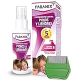 Paranix Spray Tratamiento para Piojos y Liendres - Incluye Lendrera - Sin insecticidas - 100 ml