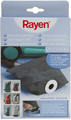 Rayen 6328.50 - Bolsa de aspiradora de tamaño universal, color gris