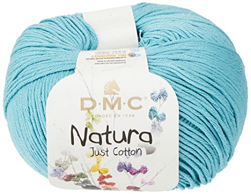 DMC - Natura just cotton art. 302 hilo para tricot y ganchillo - Ovillo para tricot y crochet | 100% algodón - Ideal para decoración y prendas de vestir | 50g - 155m | 65 colores
