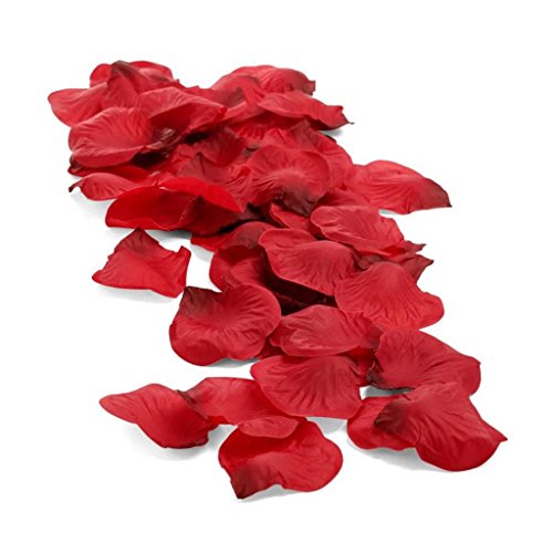 Pétalos de Rosa Rojos artificiales y perfumables, ideales para crear un ambiente romántico y sensual de Platanomelón