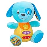 winfun - Peluche Perro para bebés que habla y luces de colores, Idioma: Español (85175)